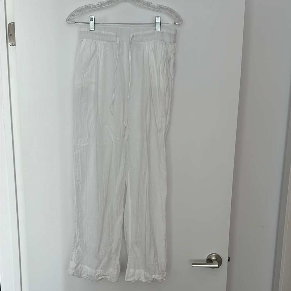 GAP White Wide Leg Pants